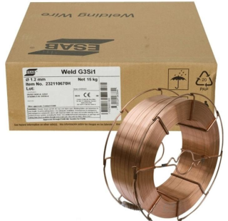 Drát svařovací WELD G3Si1 pr. 1 mm/15 kg ESAB