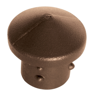 Krytka sloupku PVC hnědá 5/4"