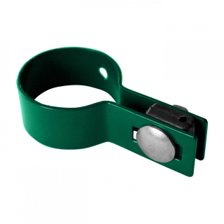 Objímka na panely koncová zelená pro sloupek pr. 48 mm