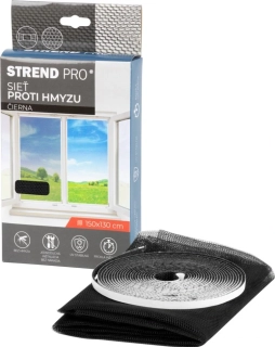 Síť proti hmyzu lepící černá 150 x 130 