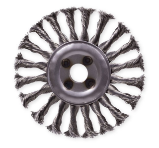 Kartáč na vrtačku radiální copánkový pr. 150/0,4 mm