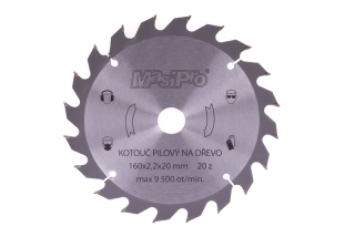 Kotouč pilový 160 x 2,2 x 20 mm/20z