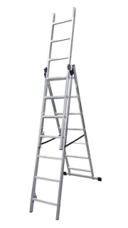 Žebřík AL trojdílný 3 x 7