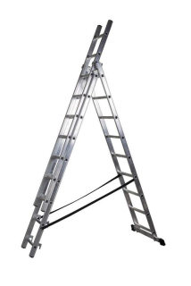 Žebřík AL trojdílný 3 x 9