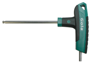 Gola klíč Imbus s kuličkou a T rukojetí 2,5 mm