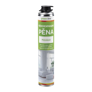 PU pěna nízkoexpanzní pistolová Green Line 750 ml