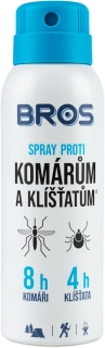 BROS sprej proti komárům a klíšťatům 90 ml