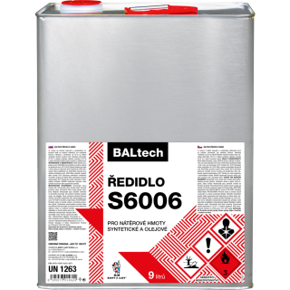Ředidlo S6006 pro nátěrové hmoty olejové a syntetické 9 l