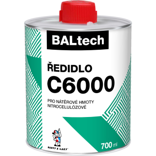 Ředidlo C6000 pro nátěrové hmoty nitrocelulózové 700 ml