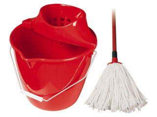 Mop úklidová souprava červená 