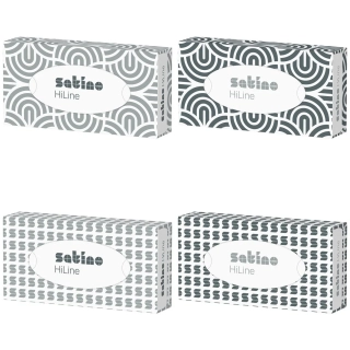 Satino papírové kapesníky 2 vrstvy, 100 ks/box