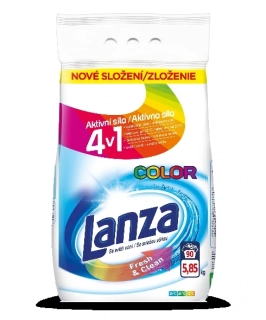 Lanza prací prášek Fresh & Clean Color 90PD - 5,85 kg