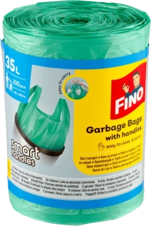 FINO odpadkové pytle s uchy 35 l, 100 ks