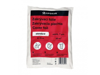 Spokar Zakrývací fólie HDPE 7my 4 x 5 m