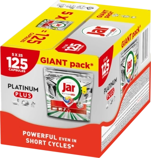 Jar tablety do myčky Platinum Plus 125 ks
