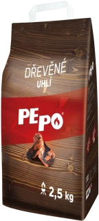 PE-PO dřevěné uhlí 2,5 kg